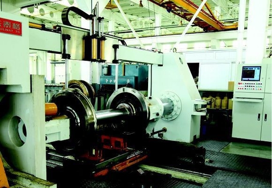 Prensa hidráulica de la rueda del CNC, maquinaria hidráulica automática de la prensa del engranaje