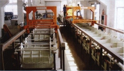 Equipo industrial del tratamiento superficial que fosfata la línea que se ennegrece