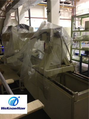 Manga/condensador del transformador de instrumento de la máquina de bobina del CNC del papel de crespón